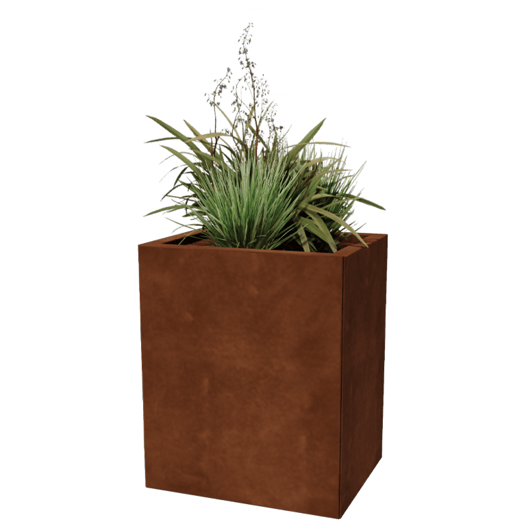 Corten acél virágláda Texas 40 x 50 cm