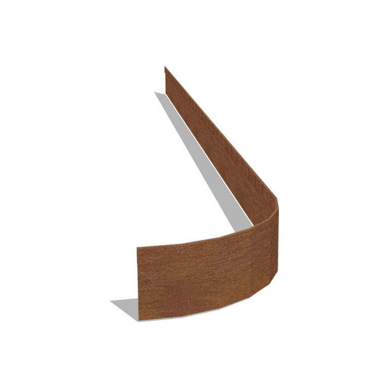 Corten acél szegély zúzott FLEX 13 cm (hossza 240 cm)