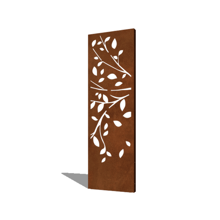 Corten acél panel fa 2. rész 60 x 6 x 190 cm