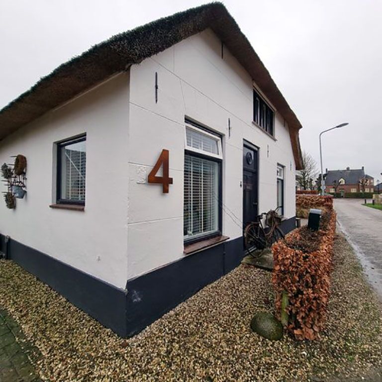 Corten acél házszám 4 - 50 cm