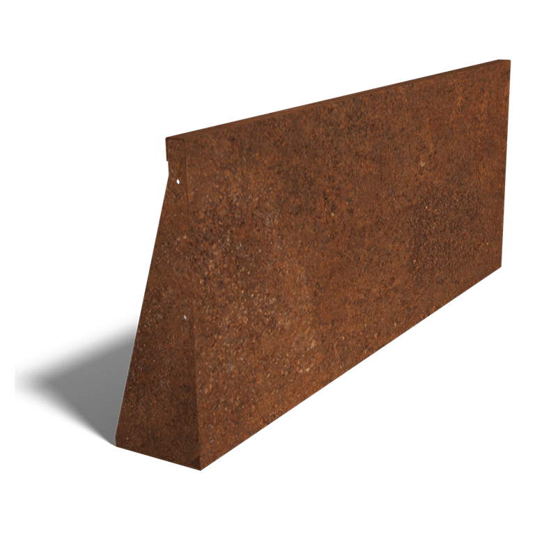 Corten acél támfal egyenes 150 cm (magasság 60 cm)