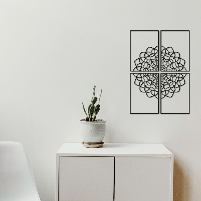 Fém fali dekoráció Mandala *OP=OP