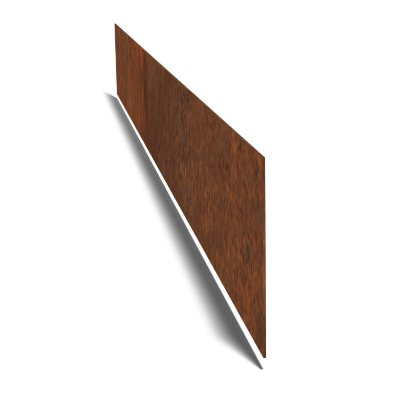 Corten acél szegély egyenes 15 cm (hossza 240 cm)