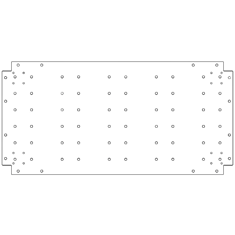 Alaplemez horganyzott acél 50 x 100 cm
