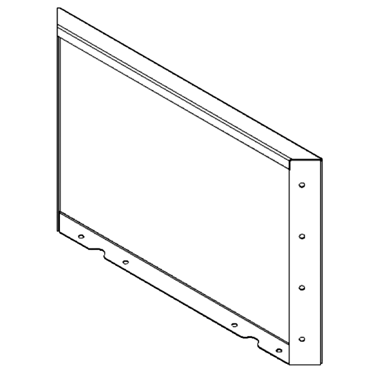 Corten acél panel 40 x 60 cm