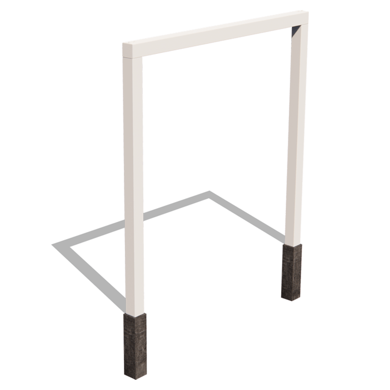 Porszórt acél pergola egyenes 250 cm