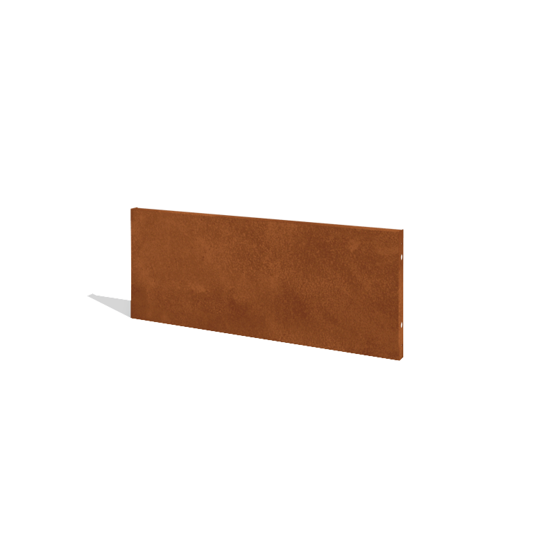 Corten acél kerti kerítés H panelhez 120 x 47,5 cm
