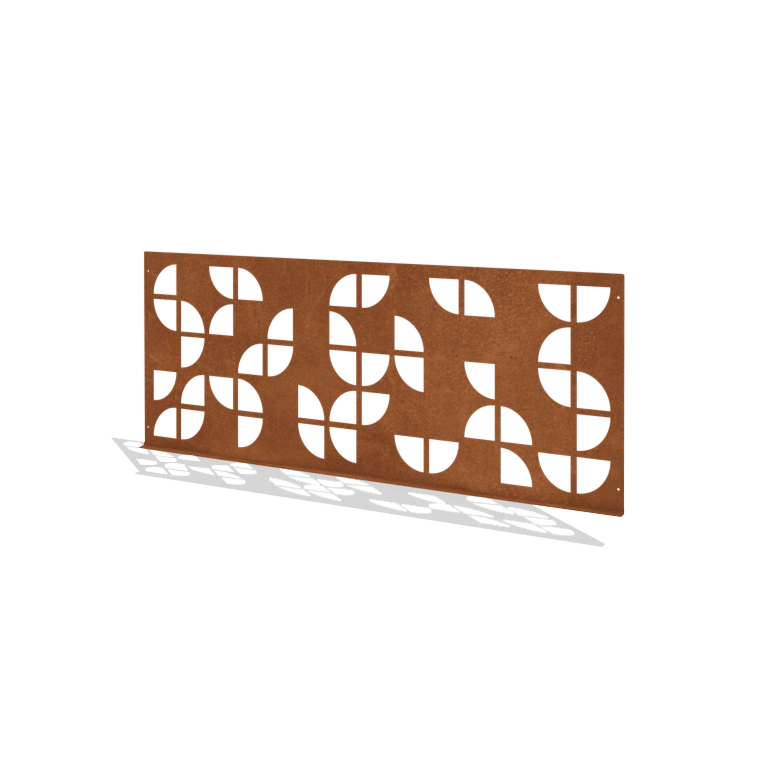 Corten acél díszkerítés G 149 x 60 cm
