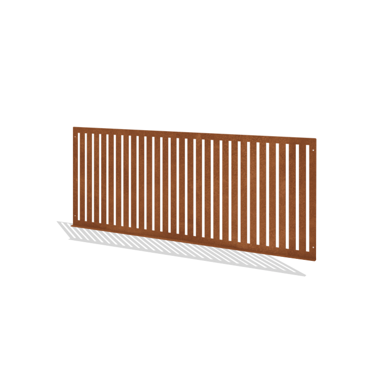 Corten acél díszkerítés S 149 x 60 cm