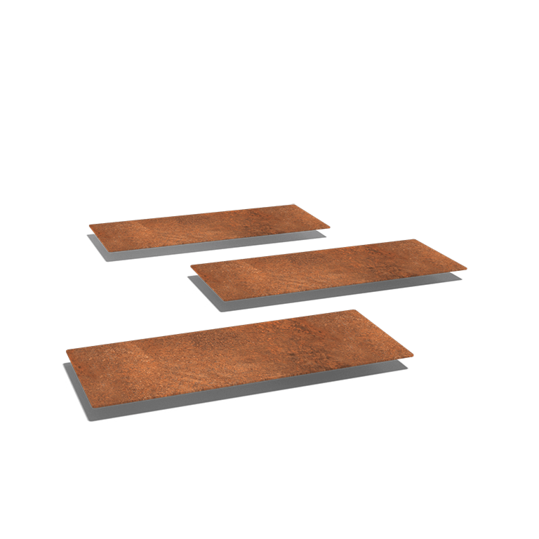 Corten acél lépőkő Téglalap 60 x 25 cm