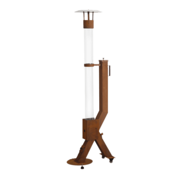 Pellet terasz hősugárzó - Rocket - Corten