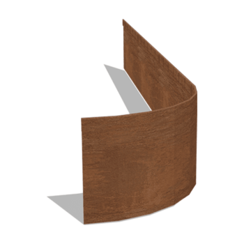 Corten acél szegély zúzott FLEX 23 cm (hossza 150 cm)