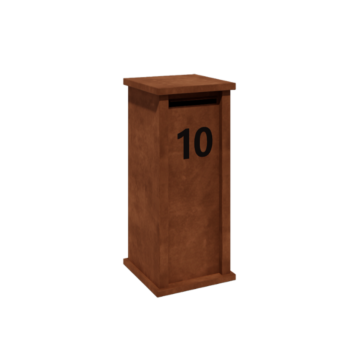 Corten acél postaláda Arizona S típus