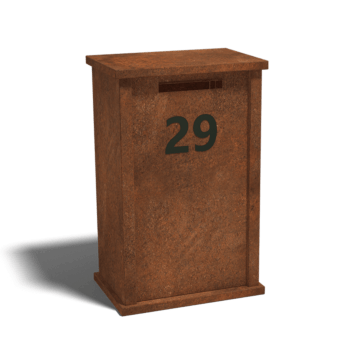 Corten acél postaláda Arizona M típus