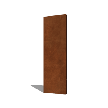 Corten acél panel alap 60 x 6 x 190 cm