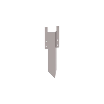 földkaró – alacsony Horganyzott acél 12 - 15 cm