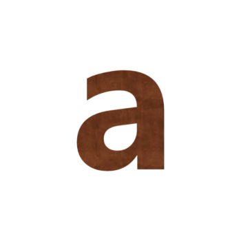 Házszám corten acél (födém) 0 - 15 cm a - 10 cm