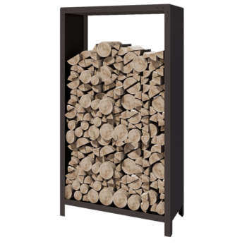 Acél fatároló - Indiana - 100 x 40 x 180 cm - RAL7016 matt (antracitszürke)