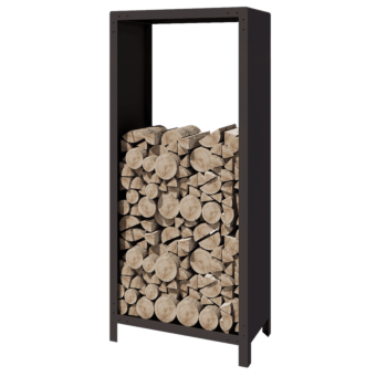 Acél fatároló - Indiana - 80 x 40 x 180 cm - RAL7016 matt (antracitszürke)