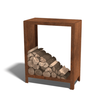 Corten acél fatároló Indiana 100 x 80 x 40 cm