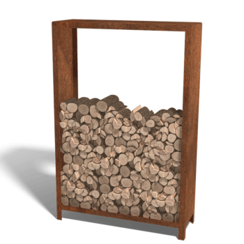 Corten acél fatároló Indiana 180 x 120 x 40 cm