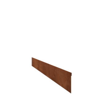 Corten acél szegély zúzott 13 cm (hossza 150 cm)