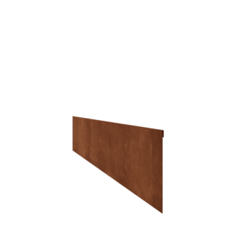 Corten acél szegély zúzott 23 cm (hossza 240 cm)