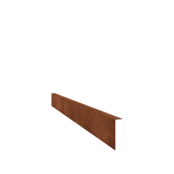 Corten acél szegély vastag 12 cm (hossza 150 cm)