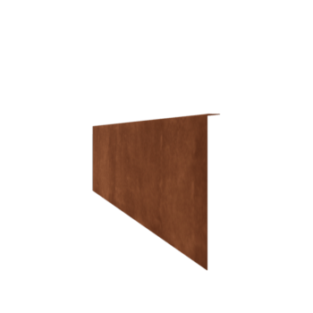 Corten acél szegély vastag 34 cm (hossza 240 cm)