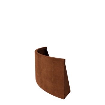 Corten acél támfal - Külső ív - 100 x 100 x 50 cm