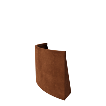 Corten acél támfal - Külső ív - 100 x 100 x 60 cm