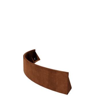 Corten acél támfal - Külső ív - 150 x 150 x 30 cm