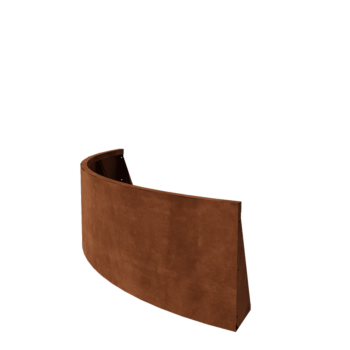Corten acél támfal - Külső ív - 150 x 150 x 50 cm