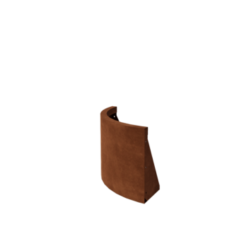 Corten acél támfal - Külső ív - 50 x 50 x 40 cm