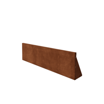 Corten acél támfal - Egyenes - 150 x 40 cm