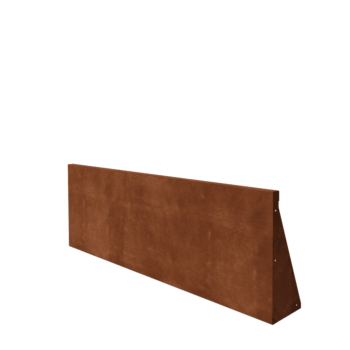 Corten acél támfal - Egyenes - 150 x 50 cm