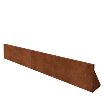 Corten acél támfal - Egyenes - 200 x 30 cm