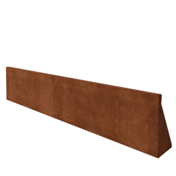 Corten acél támfal - Egyenes - 200 x 40 cm