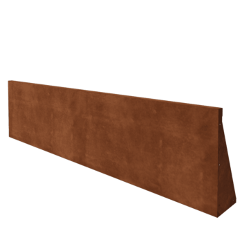 Corten acél támfal - Egyenes - 200 x 50 cm