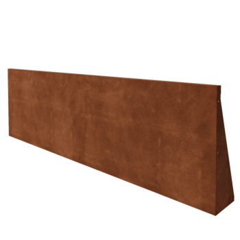 Corten acél támfal - Egyenes - 200 x 60 cm