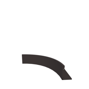 Acél támfal - Belső ív - 100 x 100 x 30 cm - RAL7016 matt (antracitszürke)