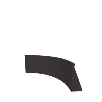 Acél támfal - Belső ív - 100 x 100 x 50 cm - RAL7016 matt (antracitszürke)