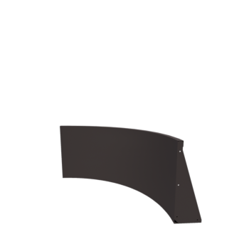 Acél támfal - Belső ív - 100 x 100 x 60 cm - RAL7016 matt (antracitszürke)