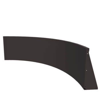 Acél támfal - Belső ív - 150 x 150 x 60 cm - RAL7016 matt (antracitszürke)