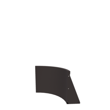 Acél támfal - Külső ív - 50 x 50 x 50 cm - Más RAL szín