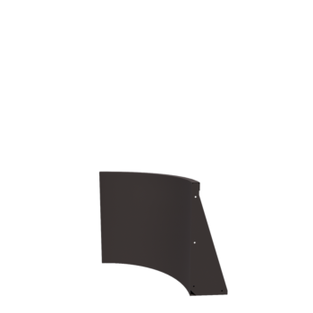 Acél támfal - Belső ív - 50 x 50 x 60 cm - RAL7016 matt (antracitszürke)