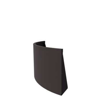 Acél támfal - Külső ív - 100 x 100 x 60 cm - RAL7016 mattt (antracitszürke)