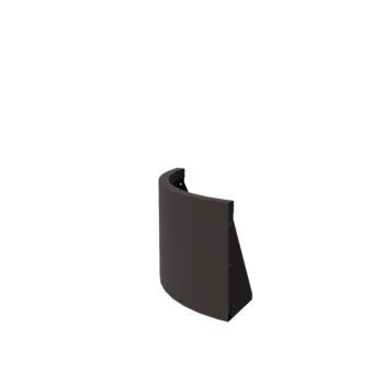 Acél támfal - Külső ív - 50 x 50 x 40 cm - Más RAL szín