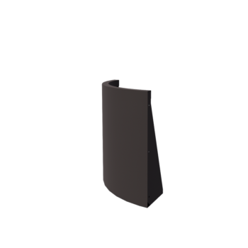 Acél támfal - Külső ív - 50 x 50 x 60 cm - RAL7016 matt (antracitszürke)