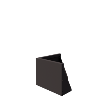 Acél támfal - Külső sarok - 50 x 50 x 40 cm - Más RAL szín